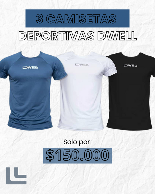 Trio camiseta Tech - Dwell
